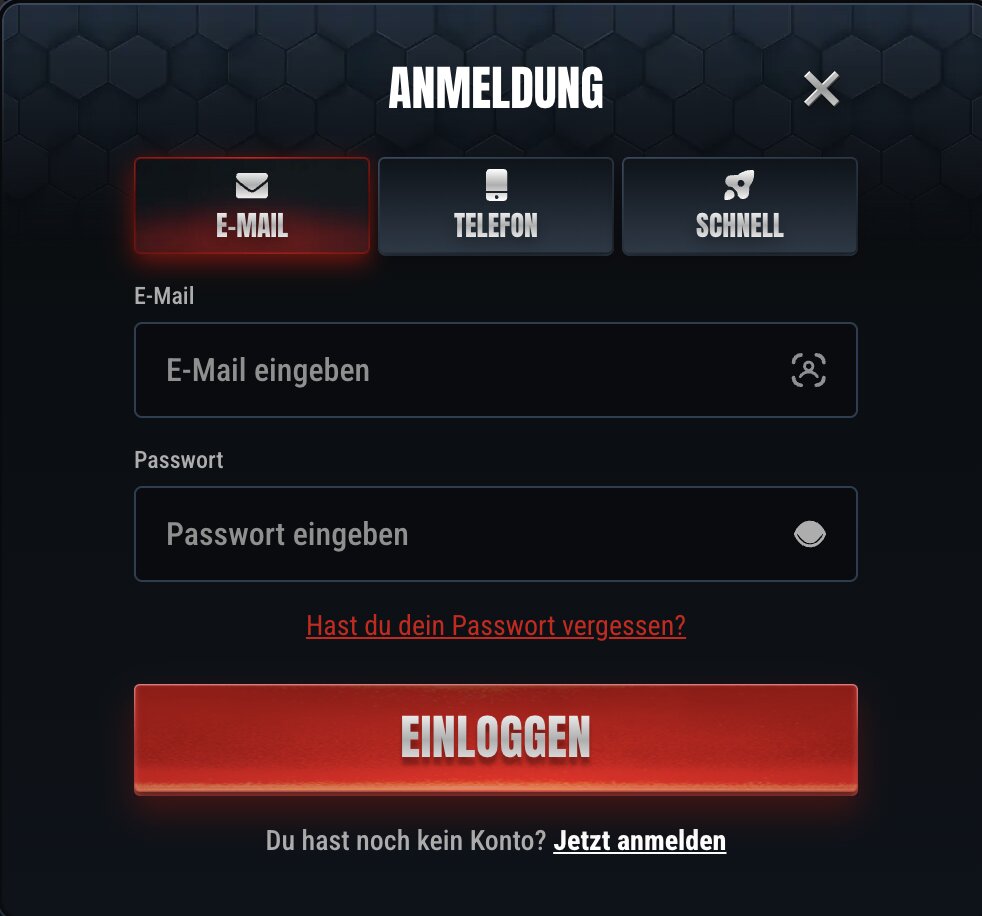 Glorion anmeldung